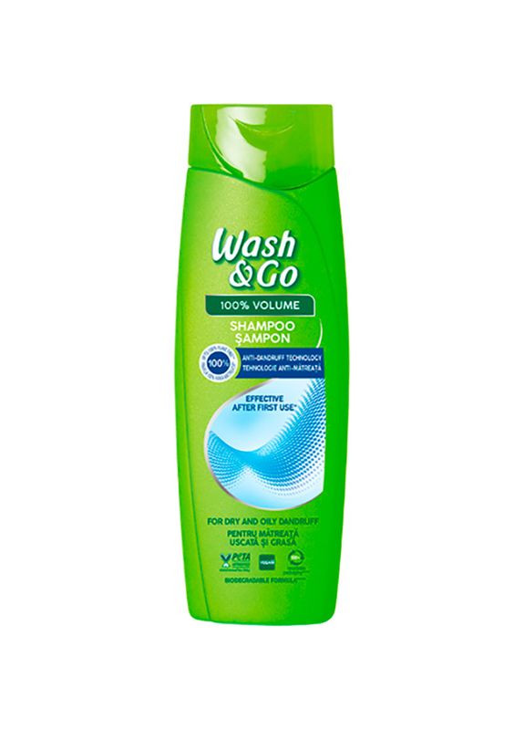 Шампунь проти лупи з технологією ZPT 200 мл (8008970042022) Wash&Go (323238851)