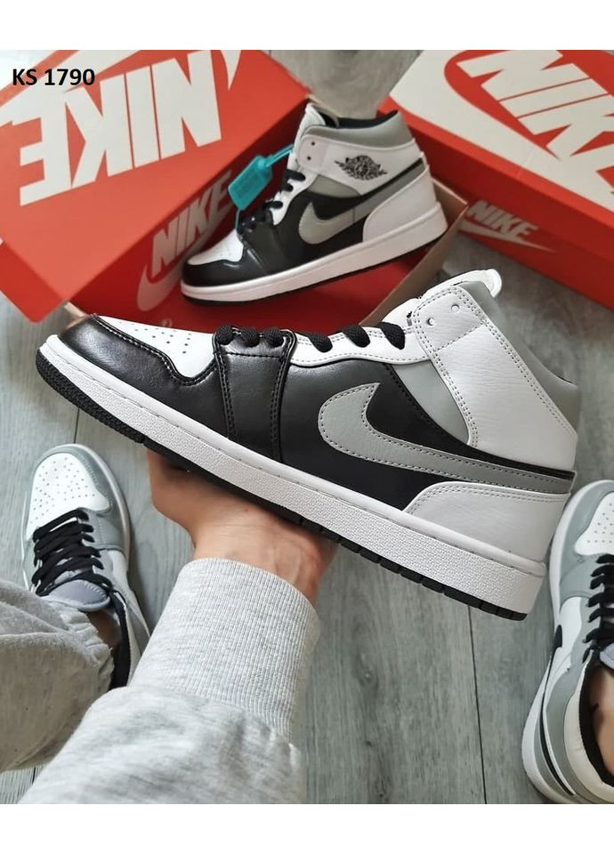 Комбіновані Осінні кросівки чоловічі nike air jordan 1 retro high og найк аір джордан No Brand