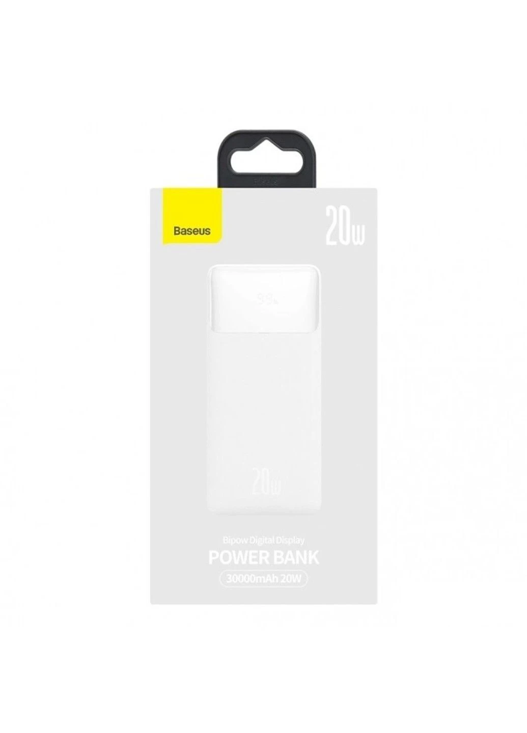 Зарядная батарея Baseus Bipow Digital Display 30000mAh 20W PPBD050402 (Белый) No Brand (332634520)