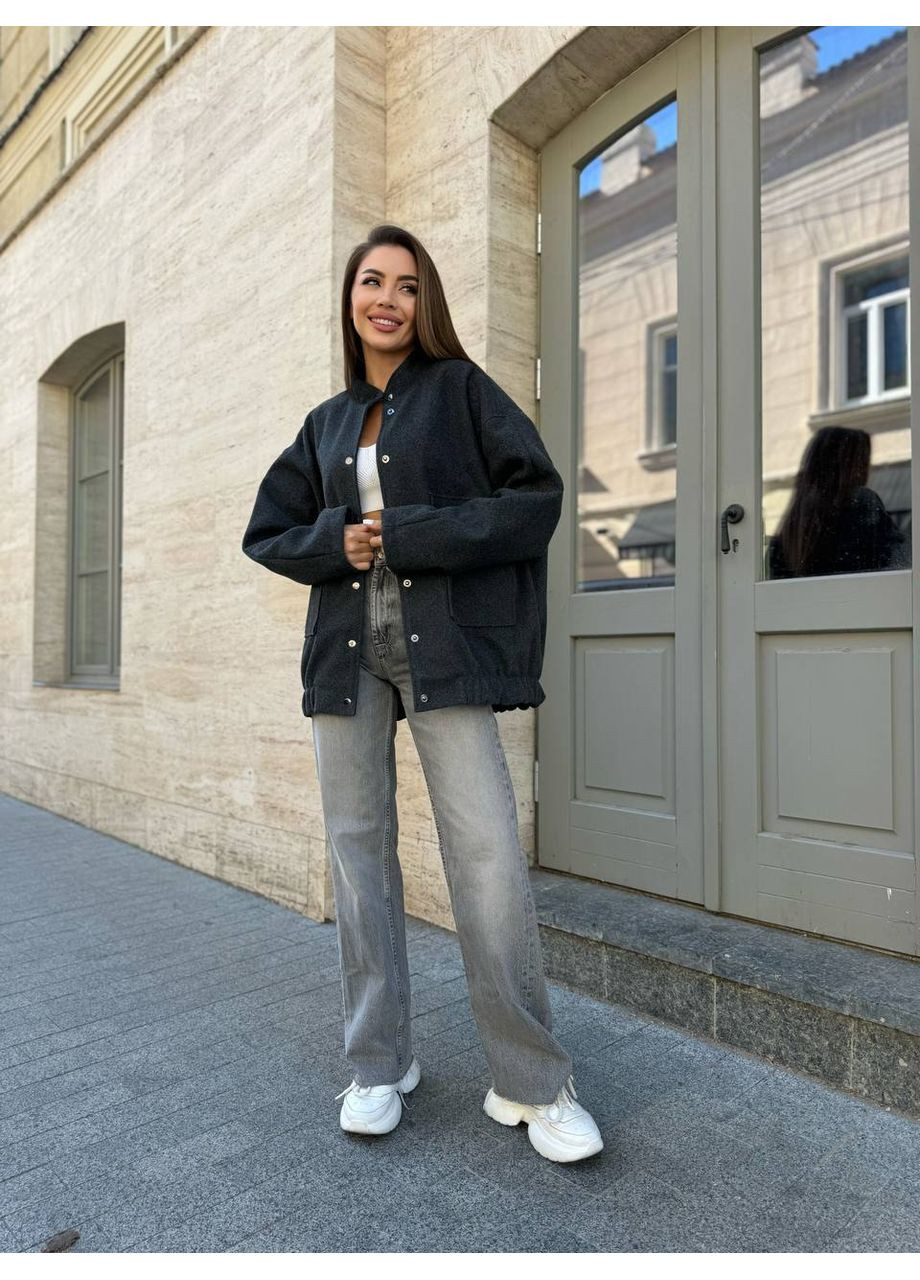 ✨ Новинка! Кашемировый бомбер идеального качества ✨Познакомьтесь с размерной сеткой — замеры в описании DK/DL Мода без кордонів на пуговицах (364965780)