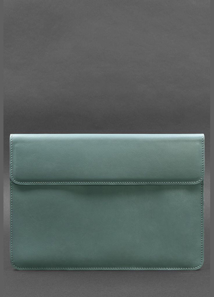 Кожаный чехол-конверт на магнитах для ноутбука Универсальный Бирюзовый (A-027995) BlankNote (329899459)