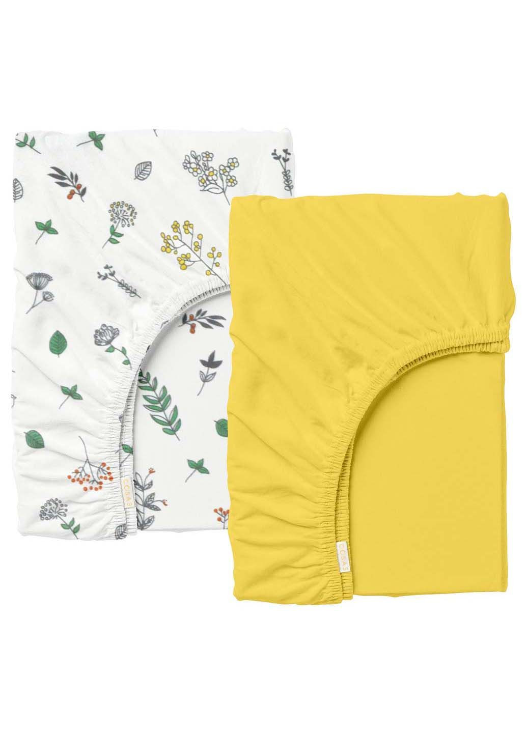 Набір простирадло на резинці 160х200 см 2 шт Cosas (311549854)