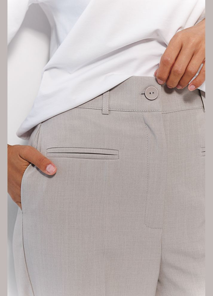 Женские классические брюки с имитацией карманов спереди Arjen (300513942)