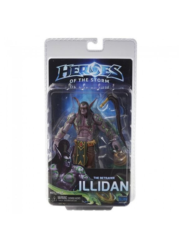 Фигурка Иллидан Герои буры (Вселенная Варкрафта) 15 см- Illidan, Heroes of the Storm (World Of Warcraft) NECA (346529984)