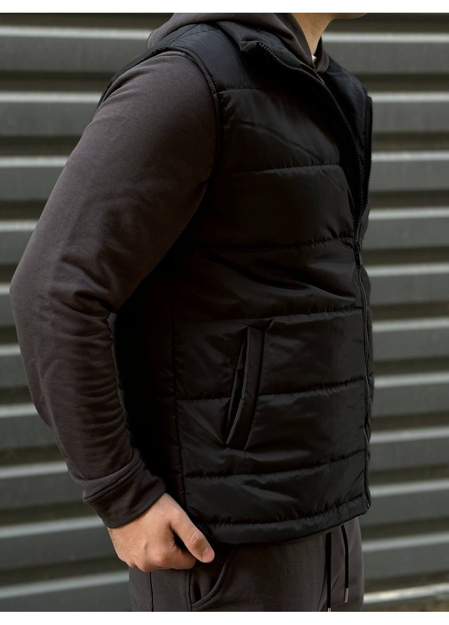 Жилетка чорна з лого принт Under Armour (365730829)