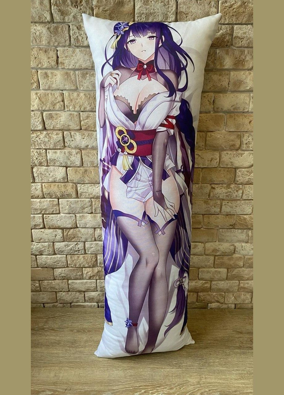 Подушка дакимакура двухсторонняя Genshin Impact - Baal Raiden Shogun 100см No Brand (327842528)