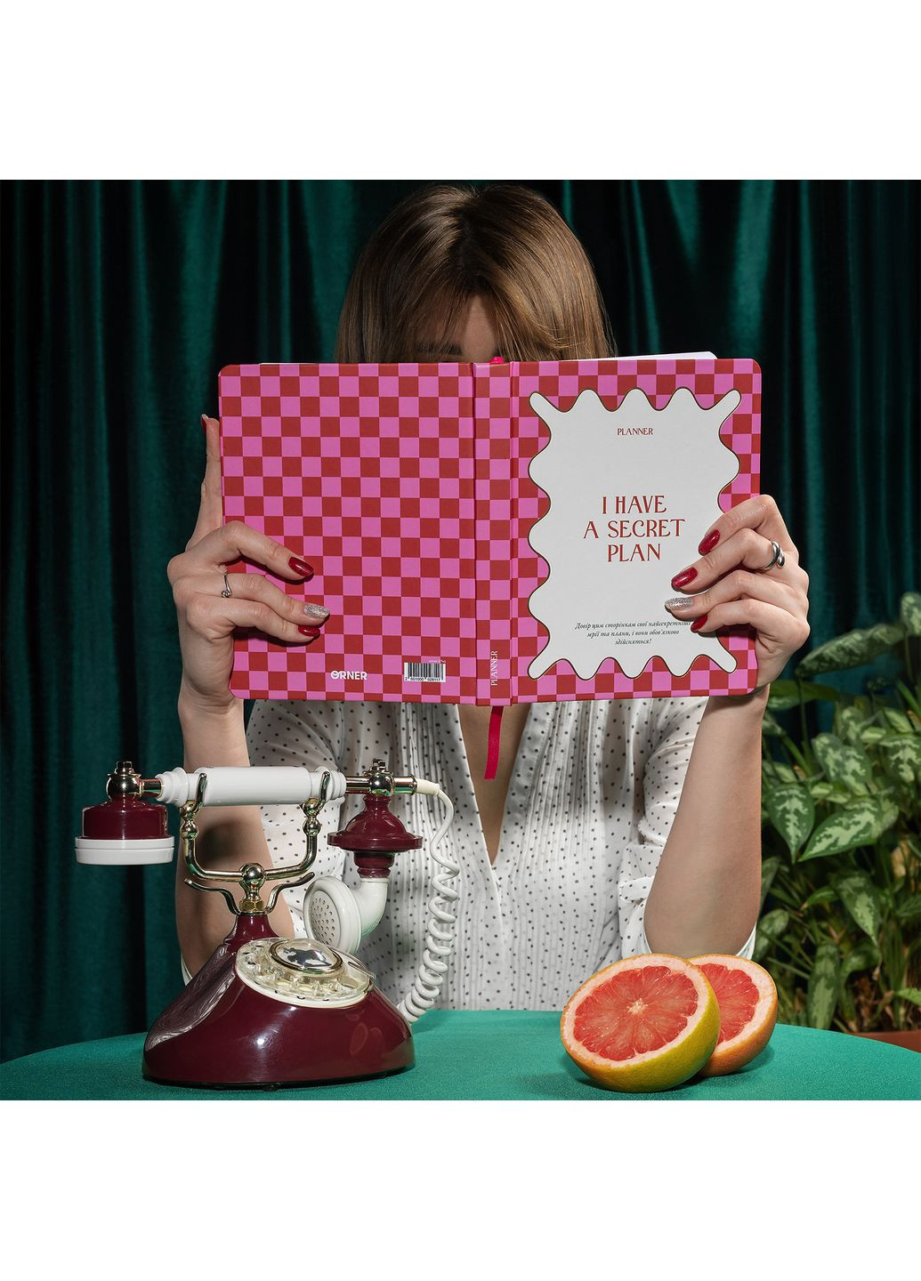 Планер I have a secret plan розовый Orner 8018 (370881941)