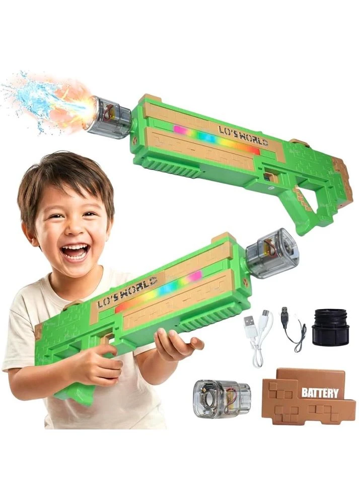 Водяний пістолет електричний зі світлом / Водяний автомат Electric Water Gun / Водяний бластер SQ011B HelferHoff (393822793)