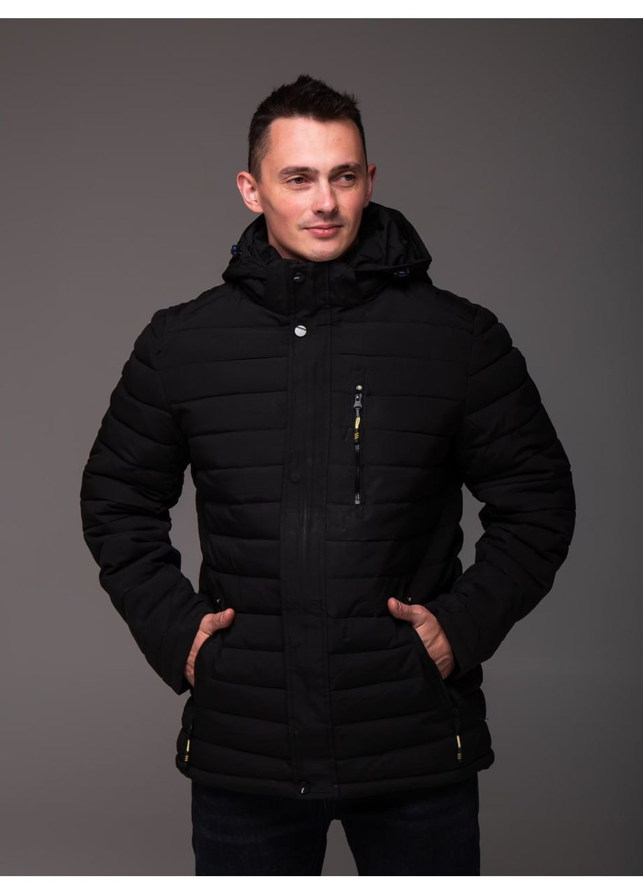 Черная зимняя мужская зимняя куртка g-loft 200 Vakko