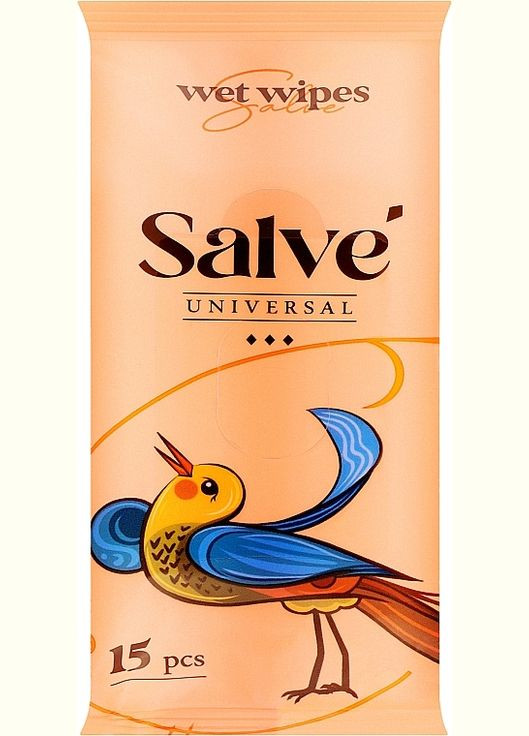 Салфетки влажные детские, универсальные, 15 шт. 15шт (1334891-27069988) Salve (368642382)