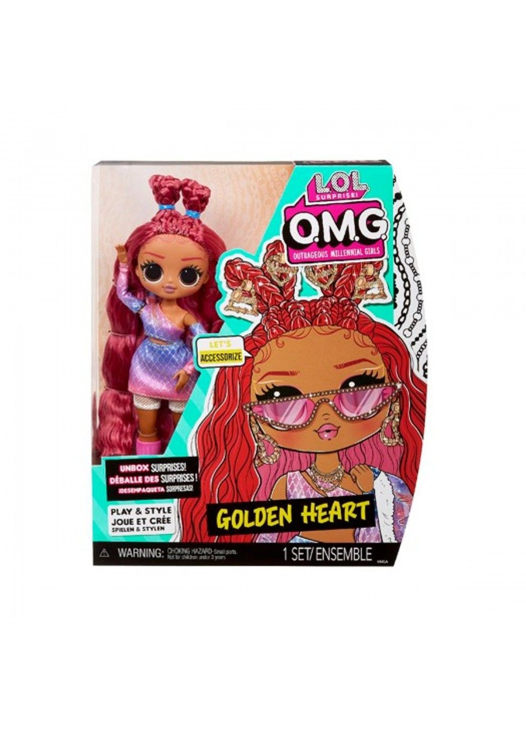 Кукла L.O.L. Surprise! серии O.M.G. S7 – Золотое сердце L.O.L. Surprise! (331298961)
