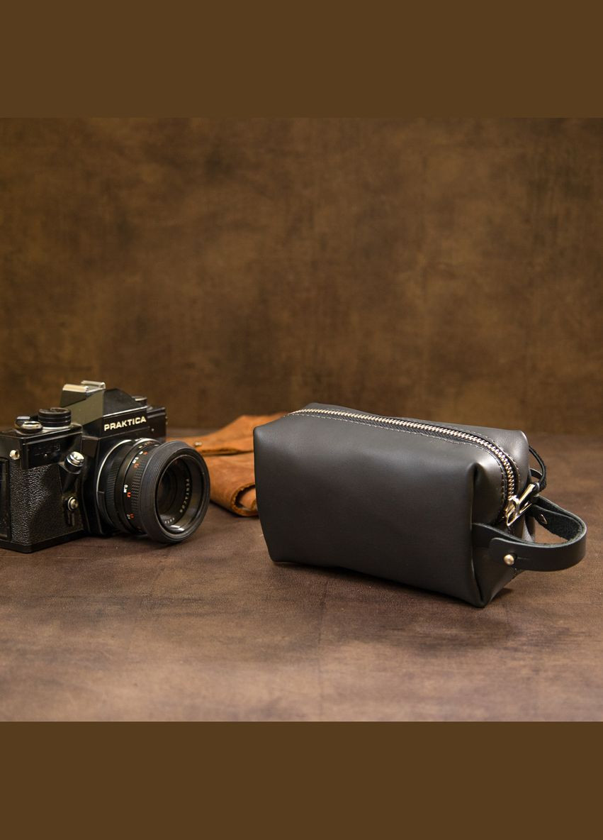 Кожаная косметичка для мужчин 11507 Черный Grande Pelle (331911437)