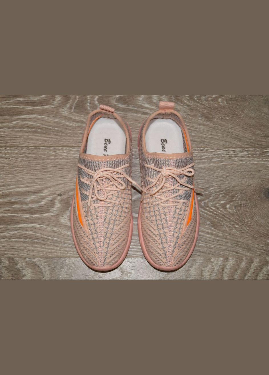 Розовые демисезонные кроссовки текстильные для девочки izi розовые Blue Rama