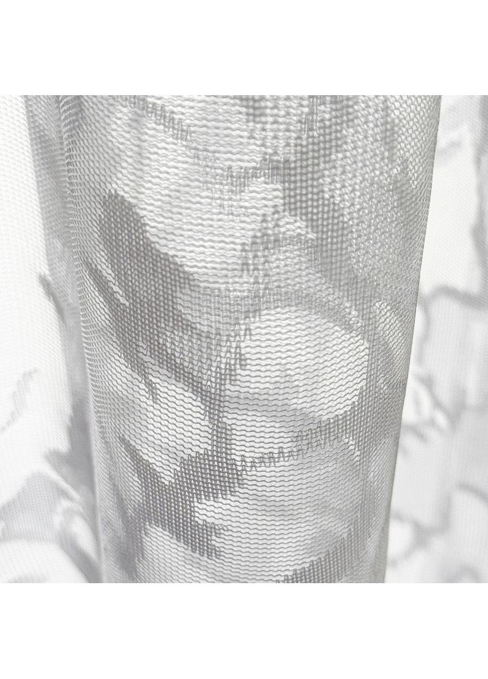 Ткань тюль жаккард Микрия 285 см 57 г/м2 тюлевая ткань, ткань для тюля, тюль, гардины, жаккардовая тюль IDEIA (351378062)