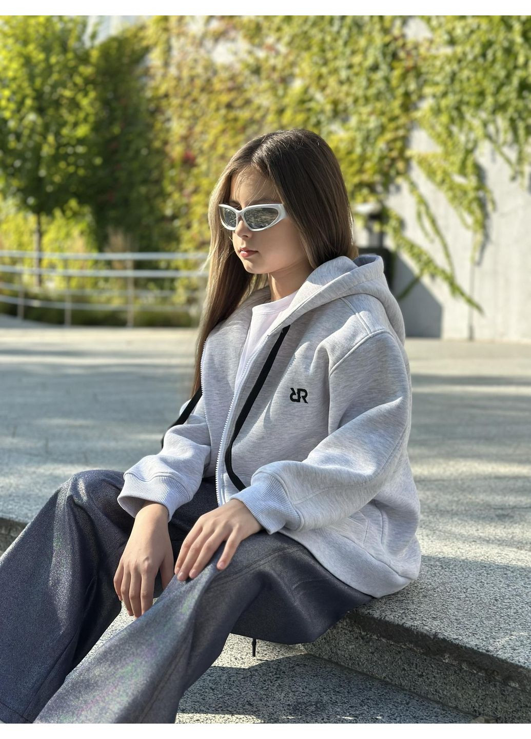 Зип худи на флисе унисекс IRmAS оверсайз (361269258)