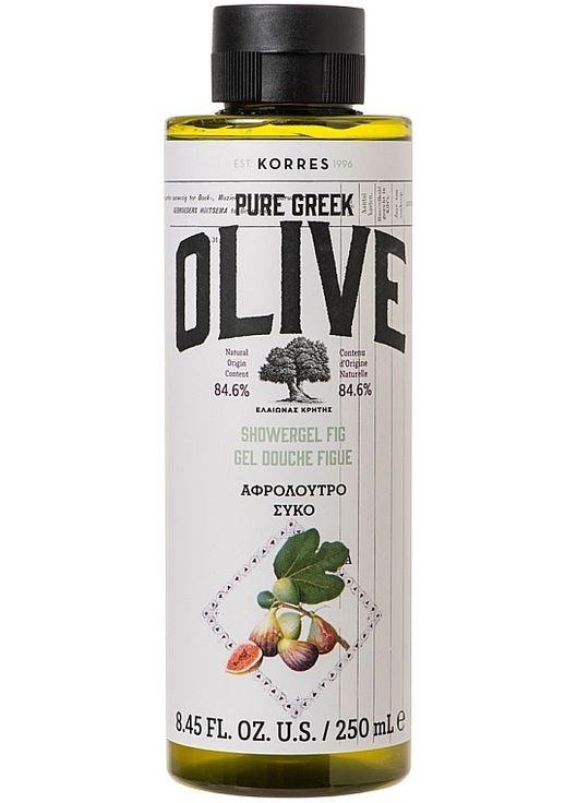 Гель для душу "Інжир" Pure Greek Olive Fig Shower Gel 250ml (1180281-139222) Korres (368602320)