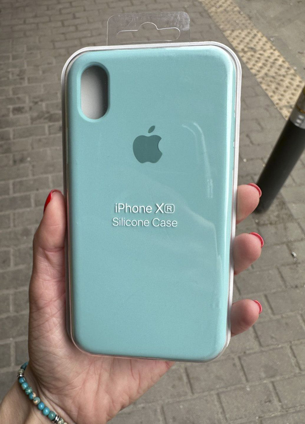 Чехол для iPhone Xr Silicone Case Sea Blue синий No Brand (289754090)