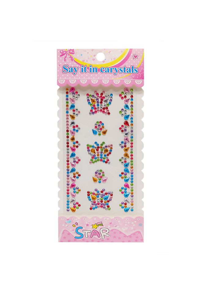 Наклейки декоративні XY-005-13 для авто, ноутбуків, телефонів Bambi (367966263)