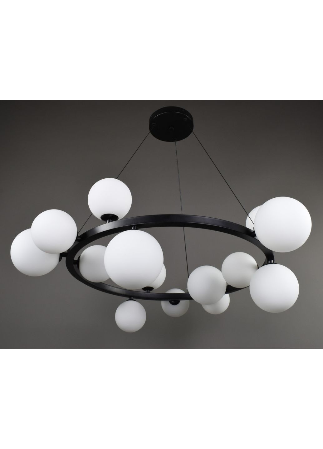 Люстра підвісна на 14 лампочок 28239 Чорний 35-130х75х75 см. Sunnysky (365680512)