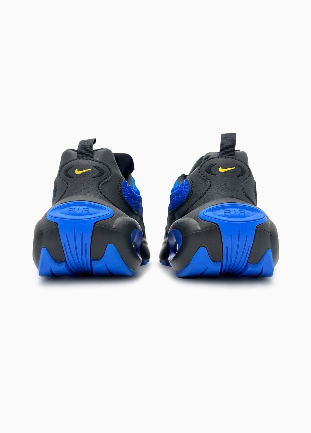 Синие демисезонные кроссовки мужские nike blue/black/yellow No Brand Air Max Portal