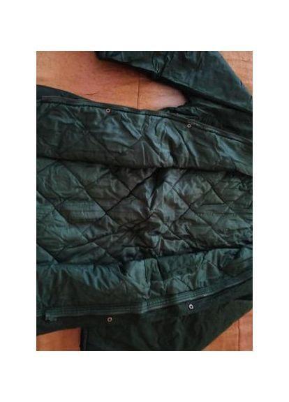 Темно-зелена демісезонна чоловіча куртка парка водонепроникна Eskubi