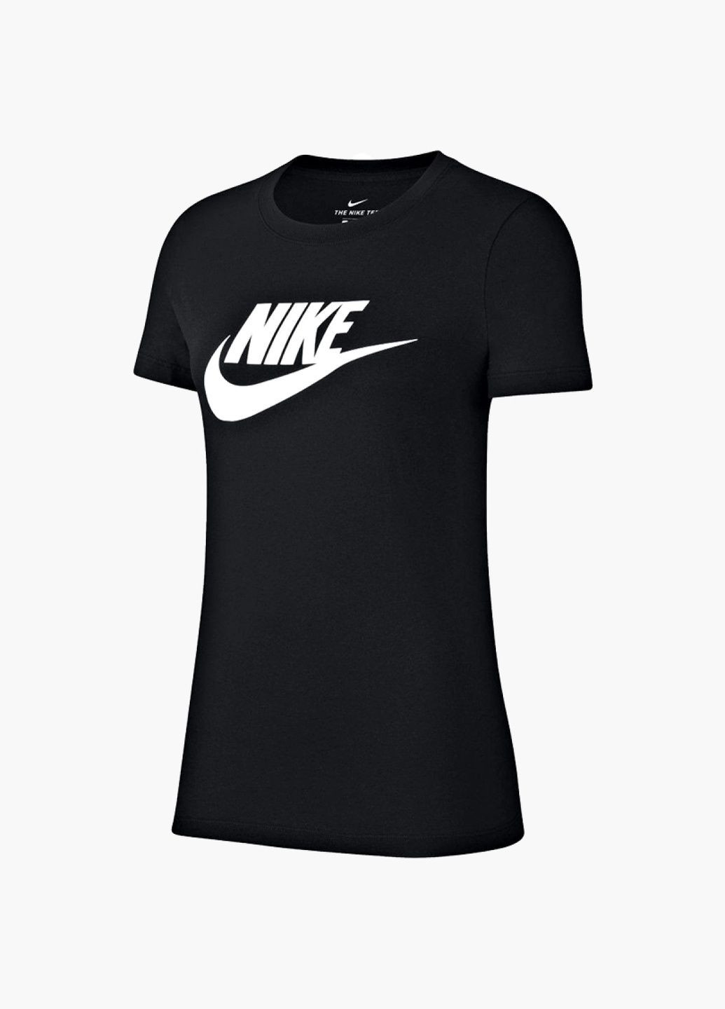 Футболка жіноча W Nsw Tee Essntl Icon Futur Black BV6169-010 Nike - (326783989)
