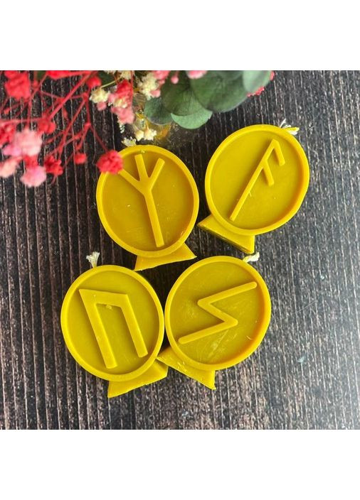 Восковая руническая свеча - Альгиз 5Candles (322347752)