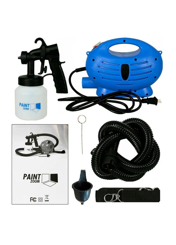 Краскораспылитель 800мл, от сети, Paint Zoom / Пистолет-распылитель для краски / Профессиональный краскопульт Атма (372161915)