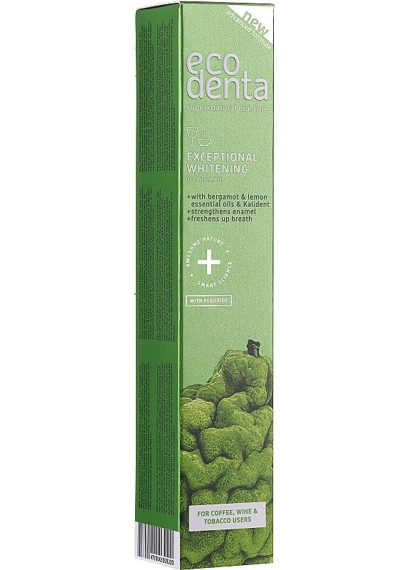 Відбілювальна зубна паста з бергамотом Whitening Toothpaste 100ml (2-987790) Ecodenta (369795562)