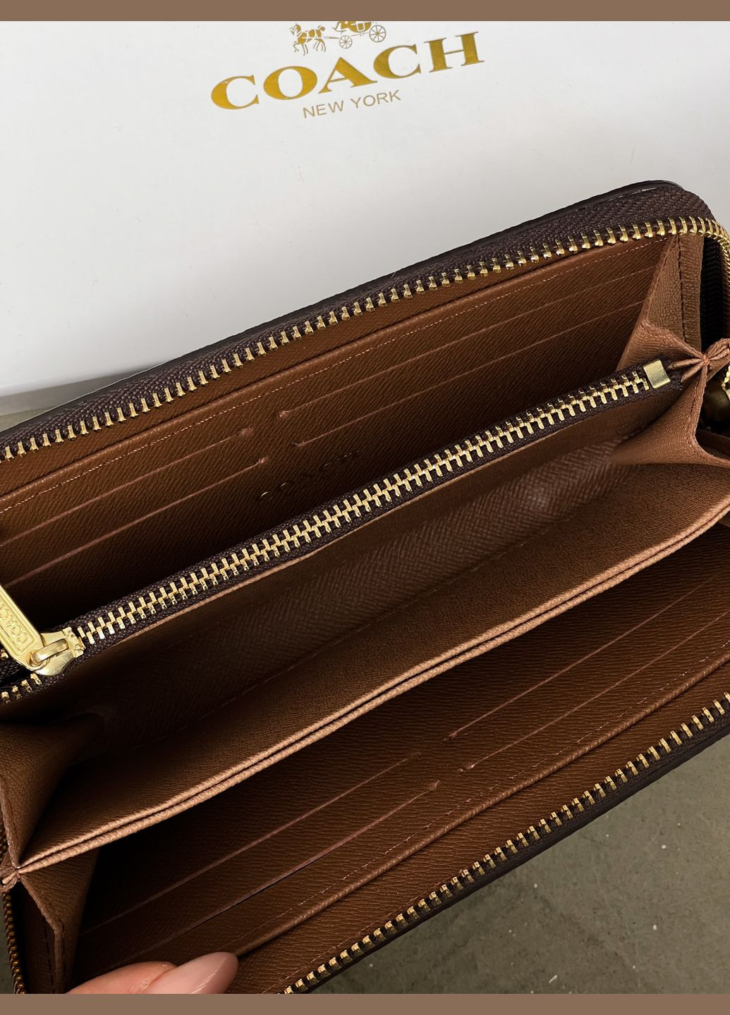 Коч гаманець жіночий (персиковий) No Brand (317633536)