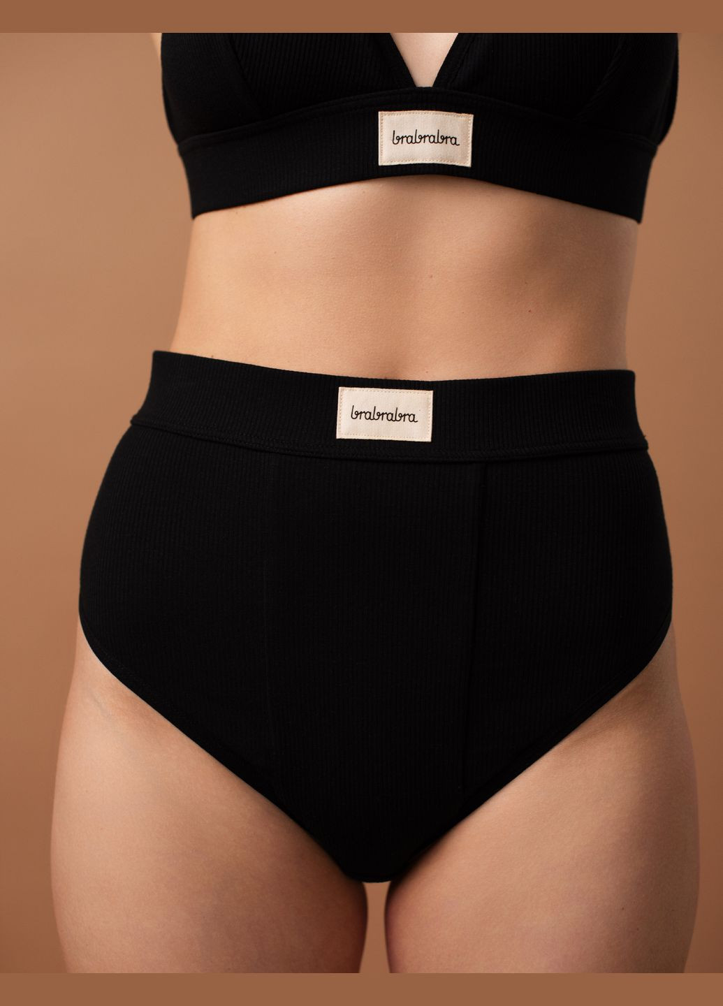Трусики сліп SLZ25302021 з високою талією Brabrabra Ніжний дотик (305667243)
