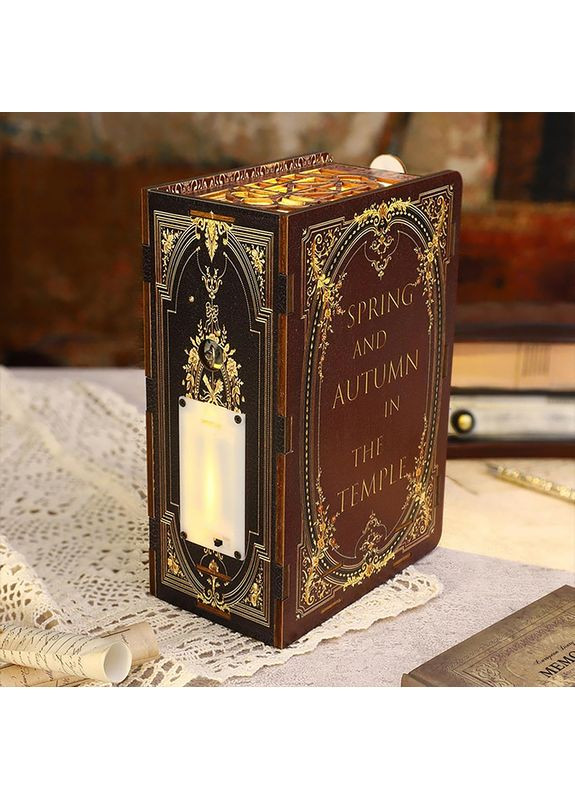 Бук Нук конструктор DIY Весна та осінь у храмі збірний румбокс Lesko (362456032)