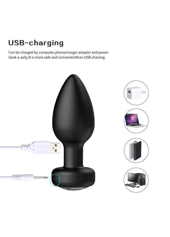 Анальная пробка с вибрацией VELORY Focus (313100038)