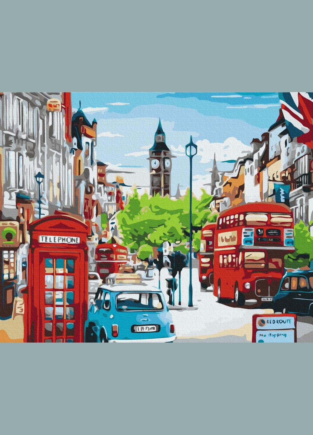 Картина по номерам "Час-пик в Лондоне" 40х50 см Brushme (363986501)