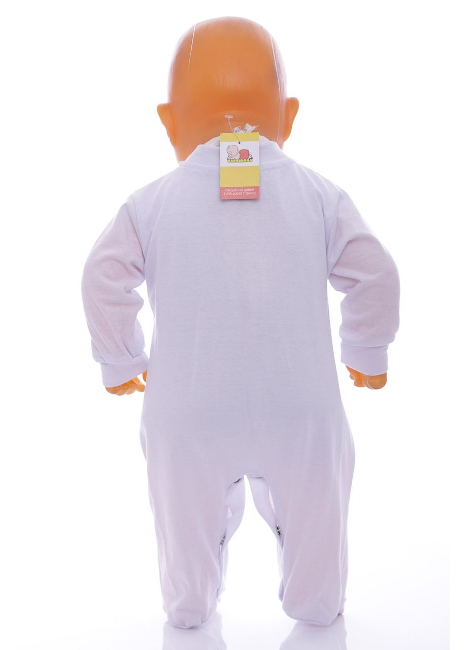 Чоловічок кулір білий 56 см (39636) BABYKROHA (297197715)