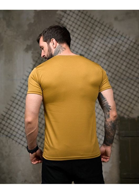 Тактична чоловіча футболка з принтом койот No Brand (350890482)