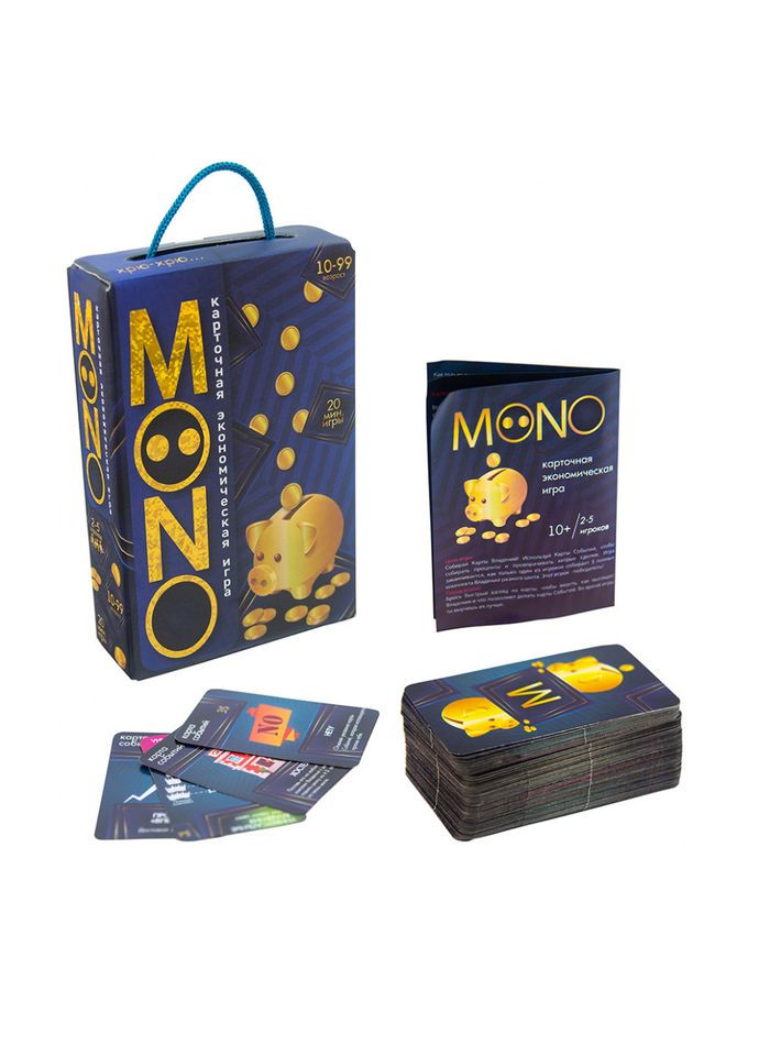 Карткова гра "Mono" велика 30809, 110 карток, інструкція Strateg (301792029)
