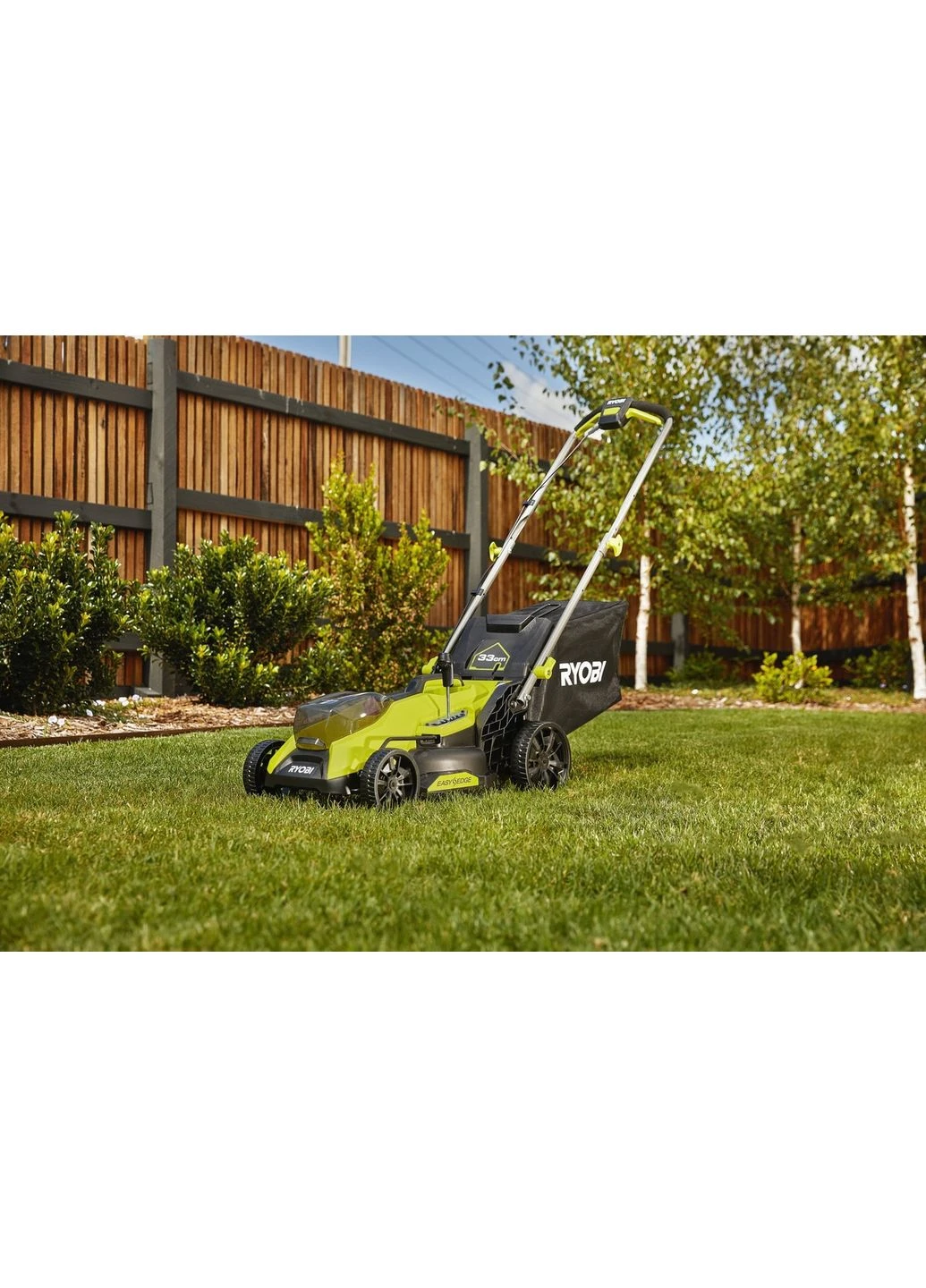 Газонокосарка акумуляторна ONE+ HP RY18LMX33A-0 18В 33см 30л 25-90мм 9.3кг без АКБ та ЗП 5133006286 Ryobi (379286720)