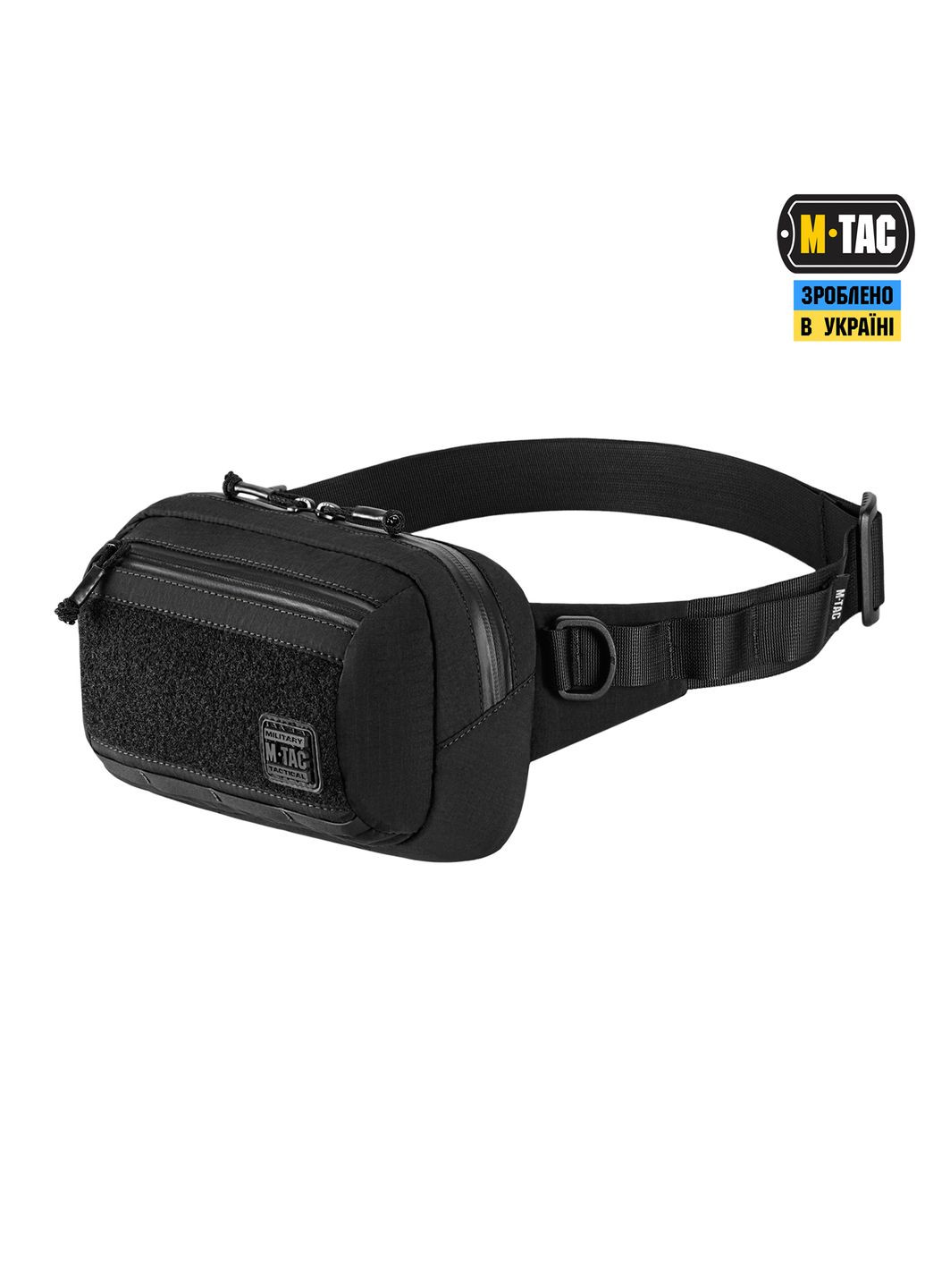 Сумка City Waist Bag з липучкою Lite-NR Elite Black M-TAC (368876071)