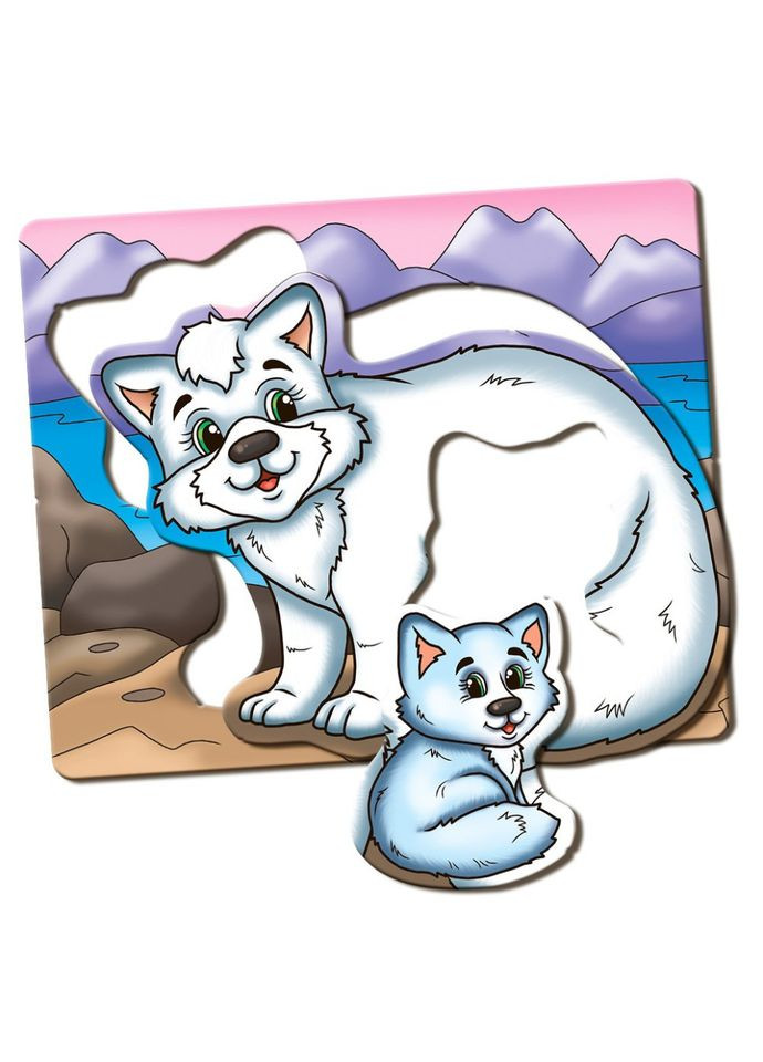 Детская развивающая игра Мамы и малыши 81121 Северные животные ЕНЕРГІЯ ПЛЮС (365640152)