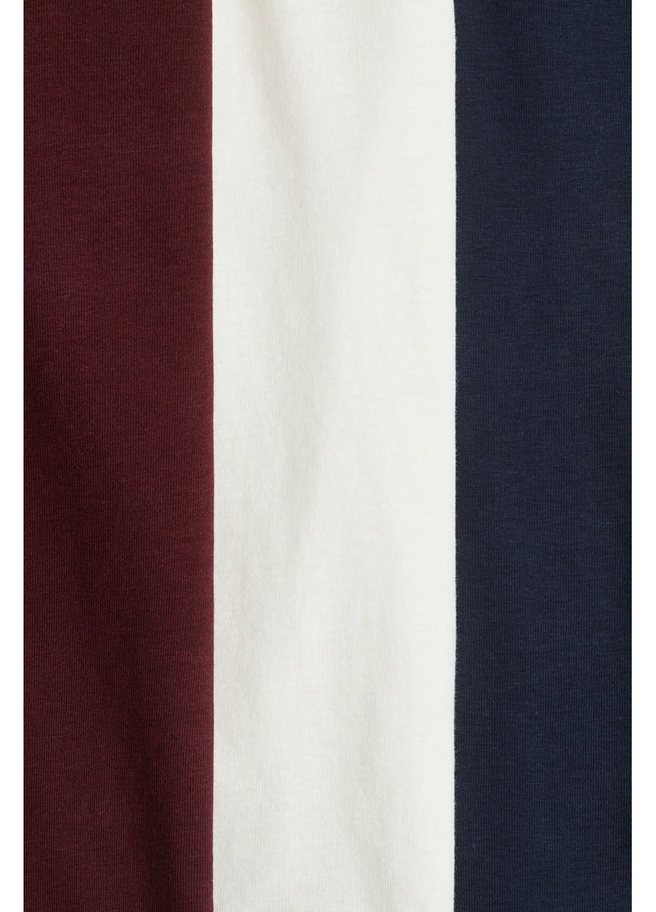 Бордовый демисезонный праздничный, спортивный, повседневный, деловой, кэжуал лонгслив H&M однотонный