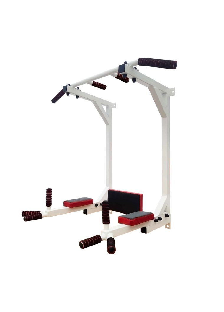 Комплекс настінний з підйомними брусами, турніком та пресом. Чорний з м'якими ручками No Brand (326596822)