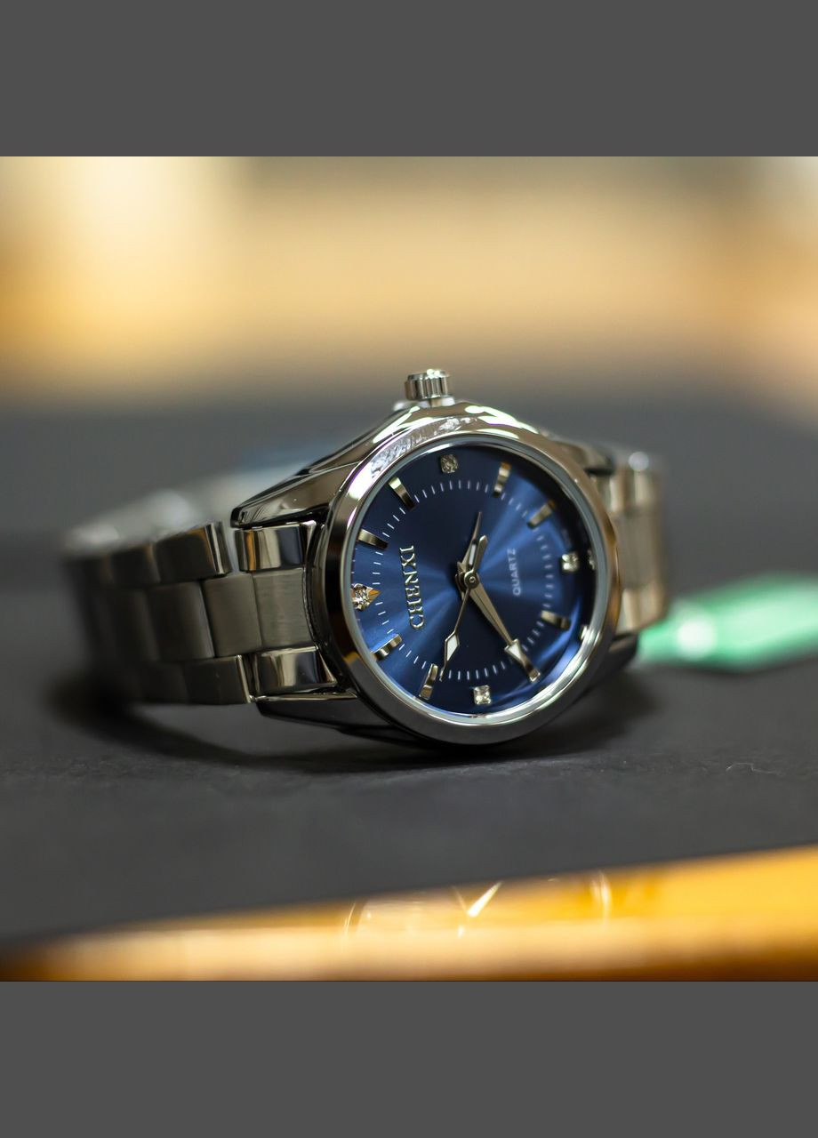 Наручные часы Chenxi женские с синим циферблатом (10026) No Brand (339625159)