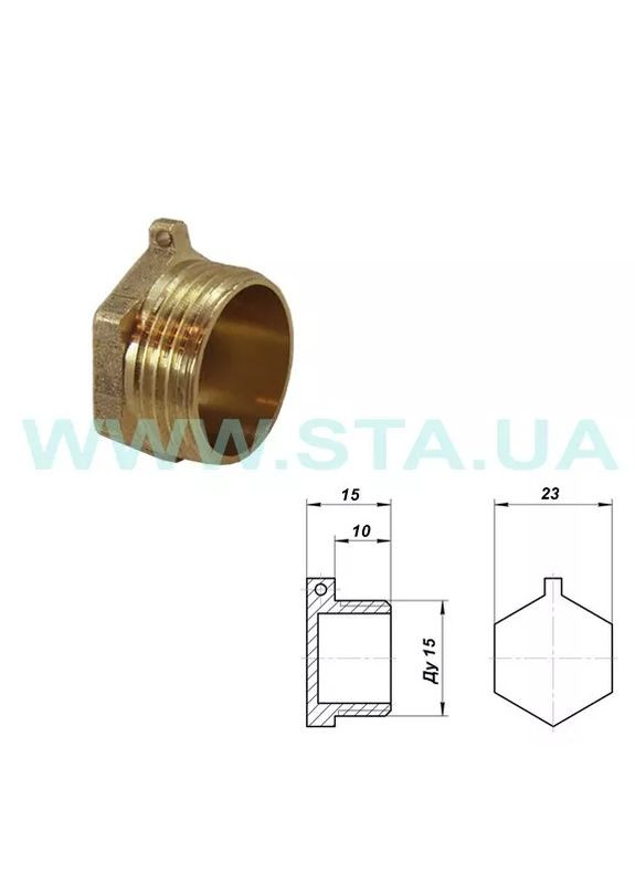 Заглушка 1/2" З {1000/20} STA (371882066)