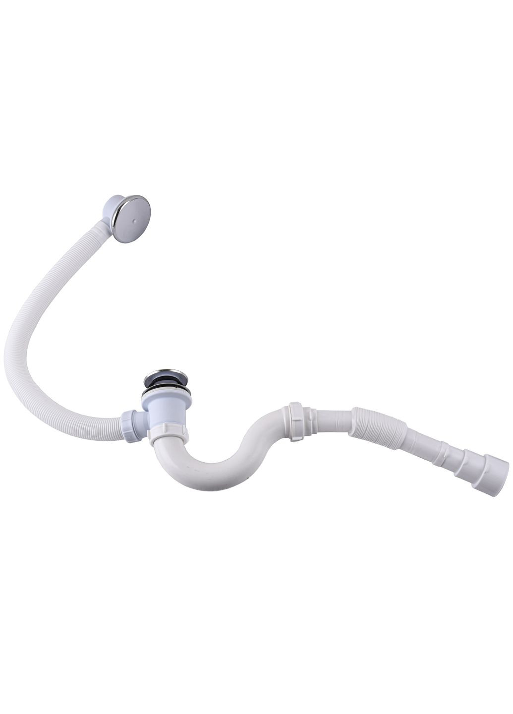 Сифон ″ для ванны Click-Clack с гибкой трубой 32/40/50 (А – 14089) Waterstal (335040869)