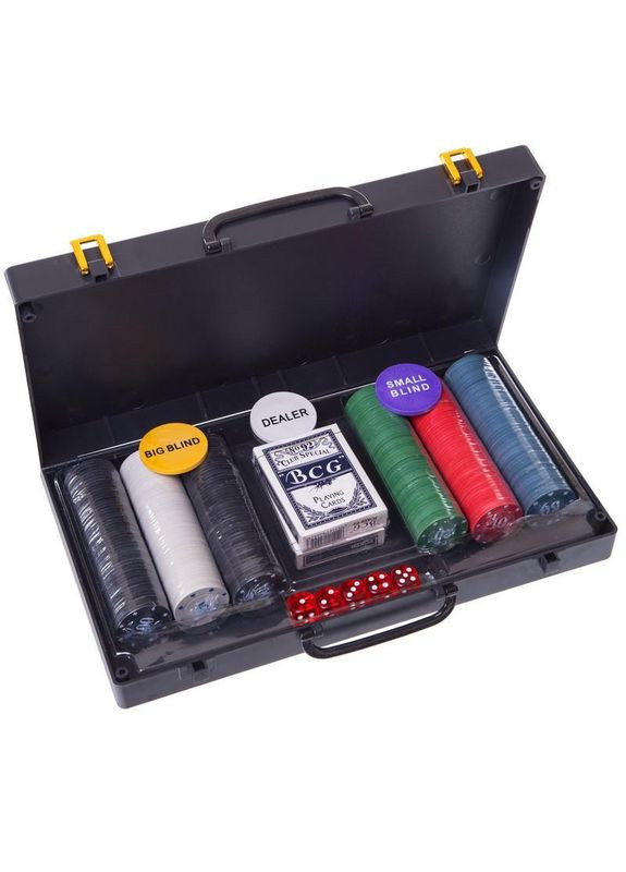 Набор для покера в пластиковом кейсе 300S-C 300 фишек SP-Sport (323217413)