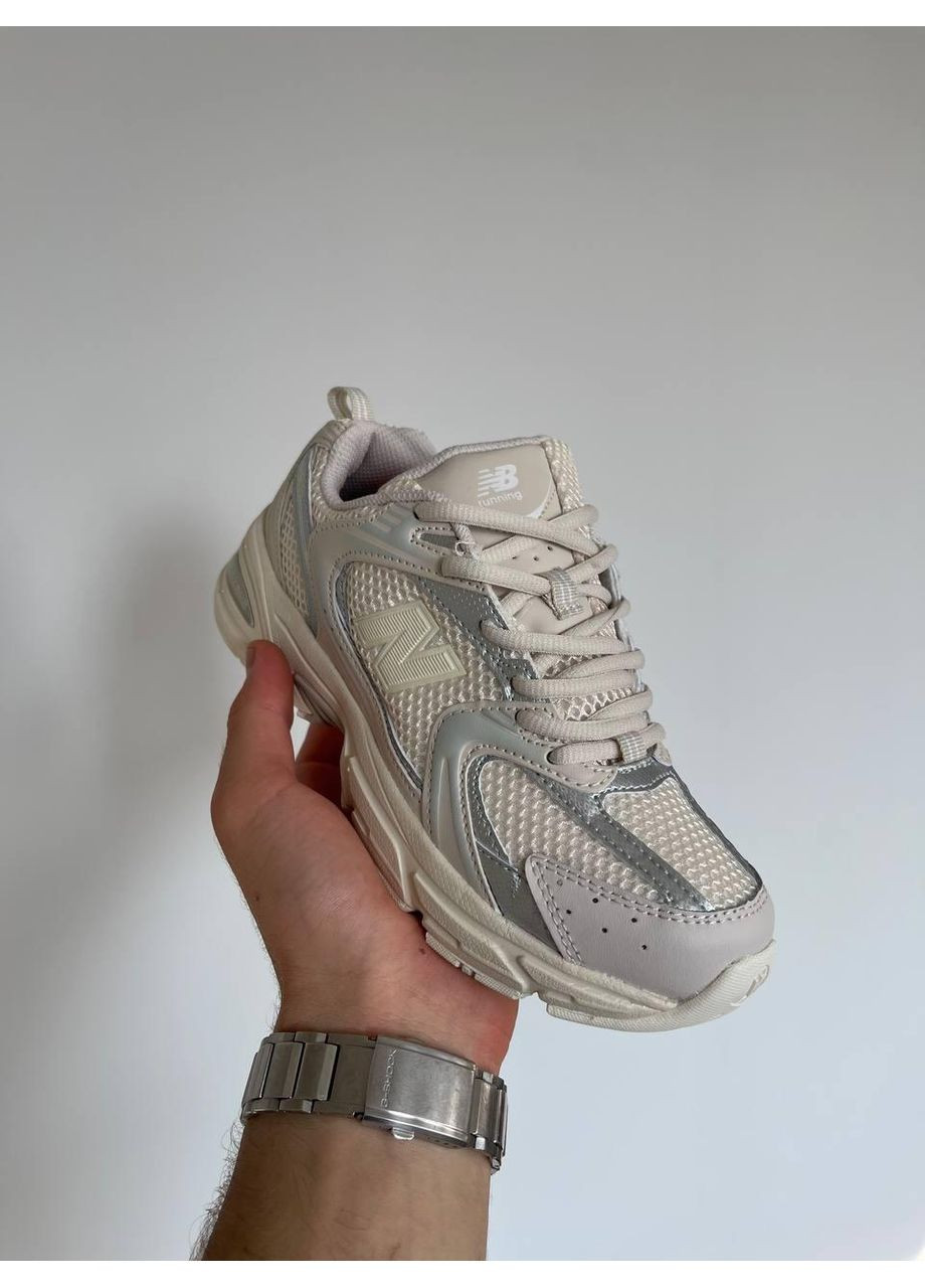 Бежевые демисезонные кроссовки мужские new balance 530 beige v3 нью беланс 530 No Brand