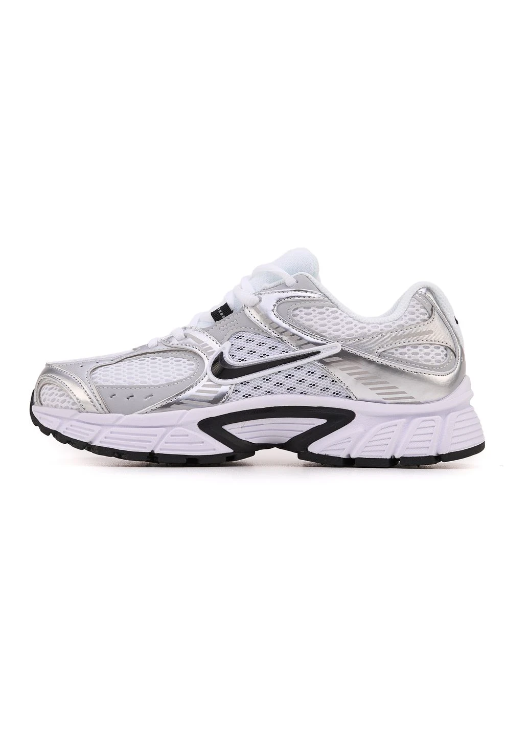 КРОССОВКИ ЖЕНСКИЕ NIKE V5 RNR WHITE SILVER BLACK НАЙК В5 БЕЛЫЕ No Brand белые демисезоны (391967213)