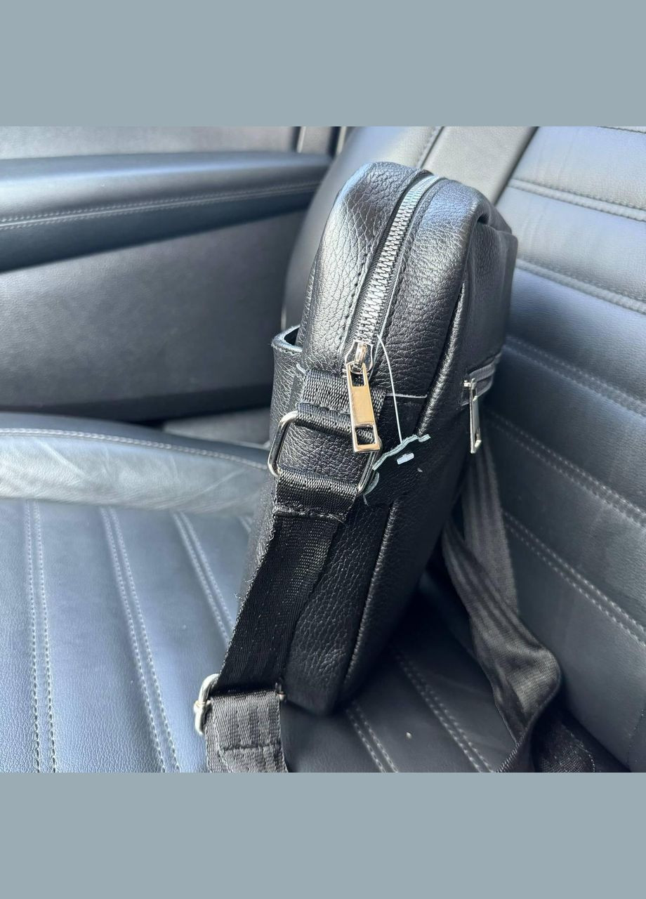 Мужская сумка планшетка с тиснением черная No Brand (301212281)