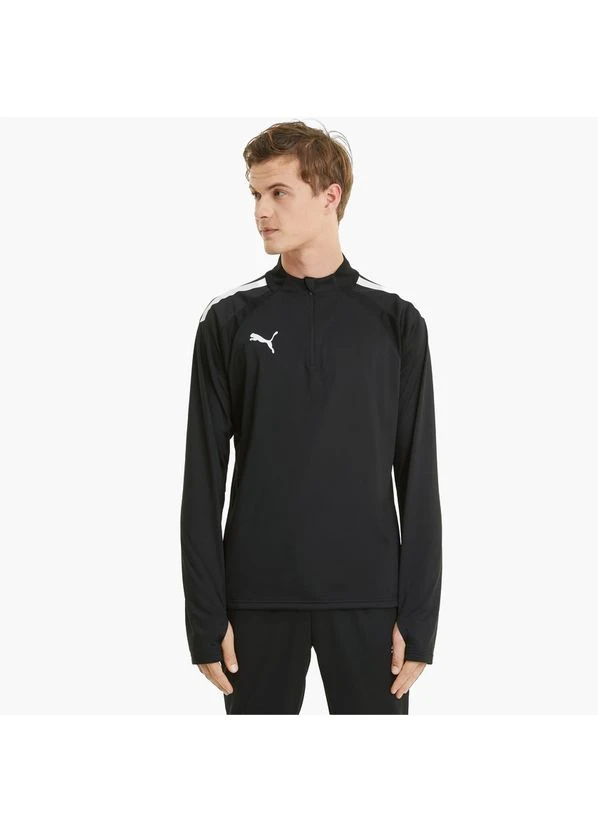 Черная Куртка Teamliga 657236-03 Puma (397855590)